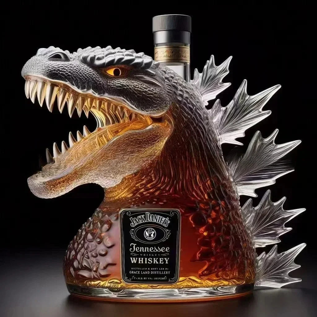 10Oz Funny Middle Finger Whiskey Glass Decanter Duck Turtle Dog Glass Whiskey Wine Bottle Statue Decoration For Bar Office Home