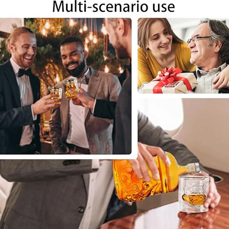 650ml Creative Storm Trooper Decanter White Soldier Glass Jug Liquor Bottle Whiskey Wine Brandy Scotch Bourbon Vodka Decanter