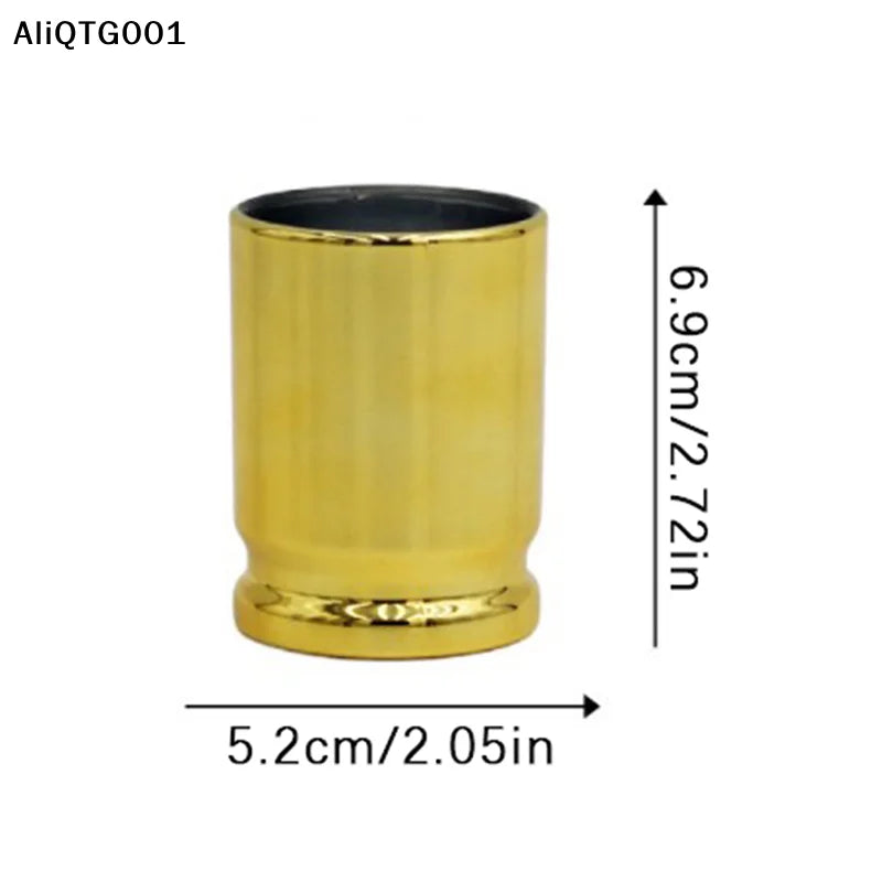 4Pcs/Set Bullet Caliber Travel Wine Glasses Set Whiskey Shot Glasses for Nightclub Bar Party Drinking