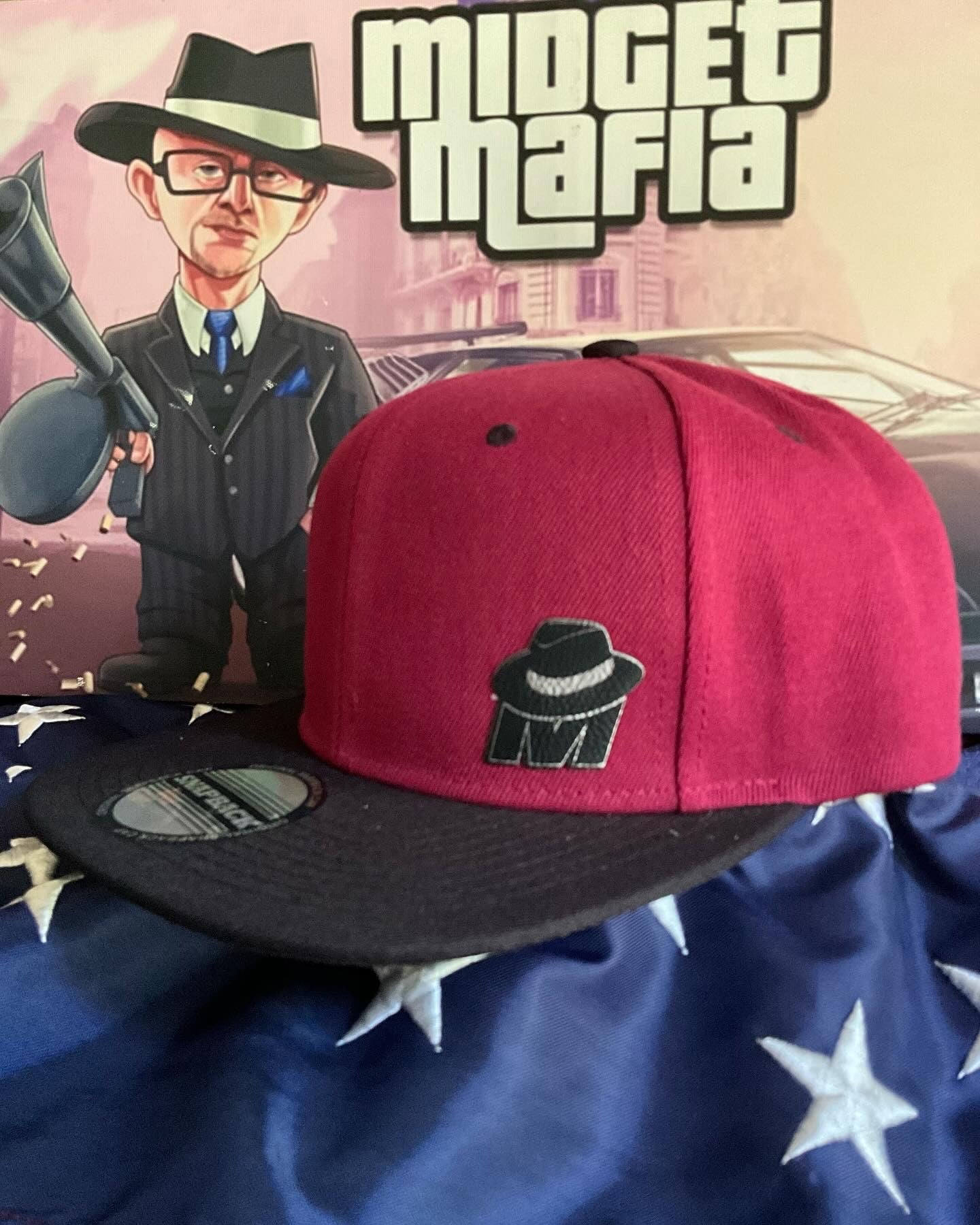 Maroon/Black hat with MM logo