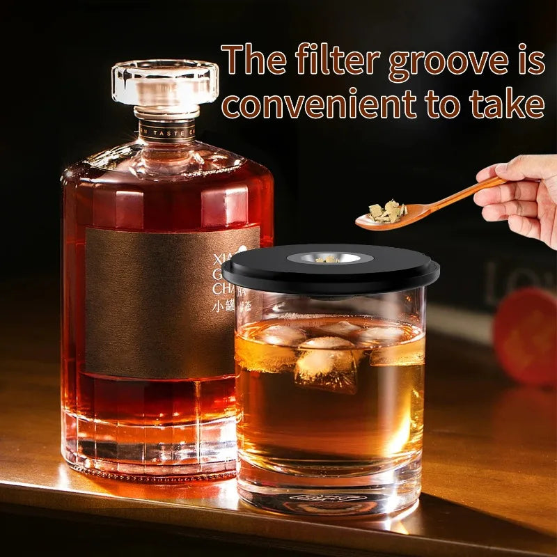 Rechargeable Electric Cocktail Smoker Kit Portable Whiskey Smoke Infuser Multiple Wood Chips Home Bar Accessory