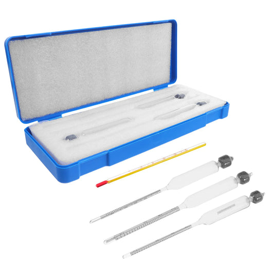1Set Brewing Hydrometer Accurate Alcohol Density Measurer for Distilled Spirits Alcohol Homebrewing Testing Equipment