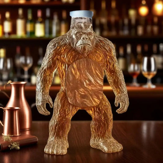 Sasquatch Wine Decanter Unique Whiskey Decanter Sasquatch Whiskey Decanter Collectible Bottle for Whiskey Lovers
