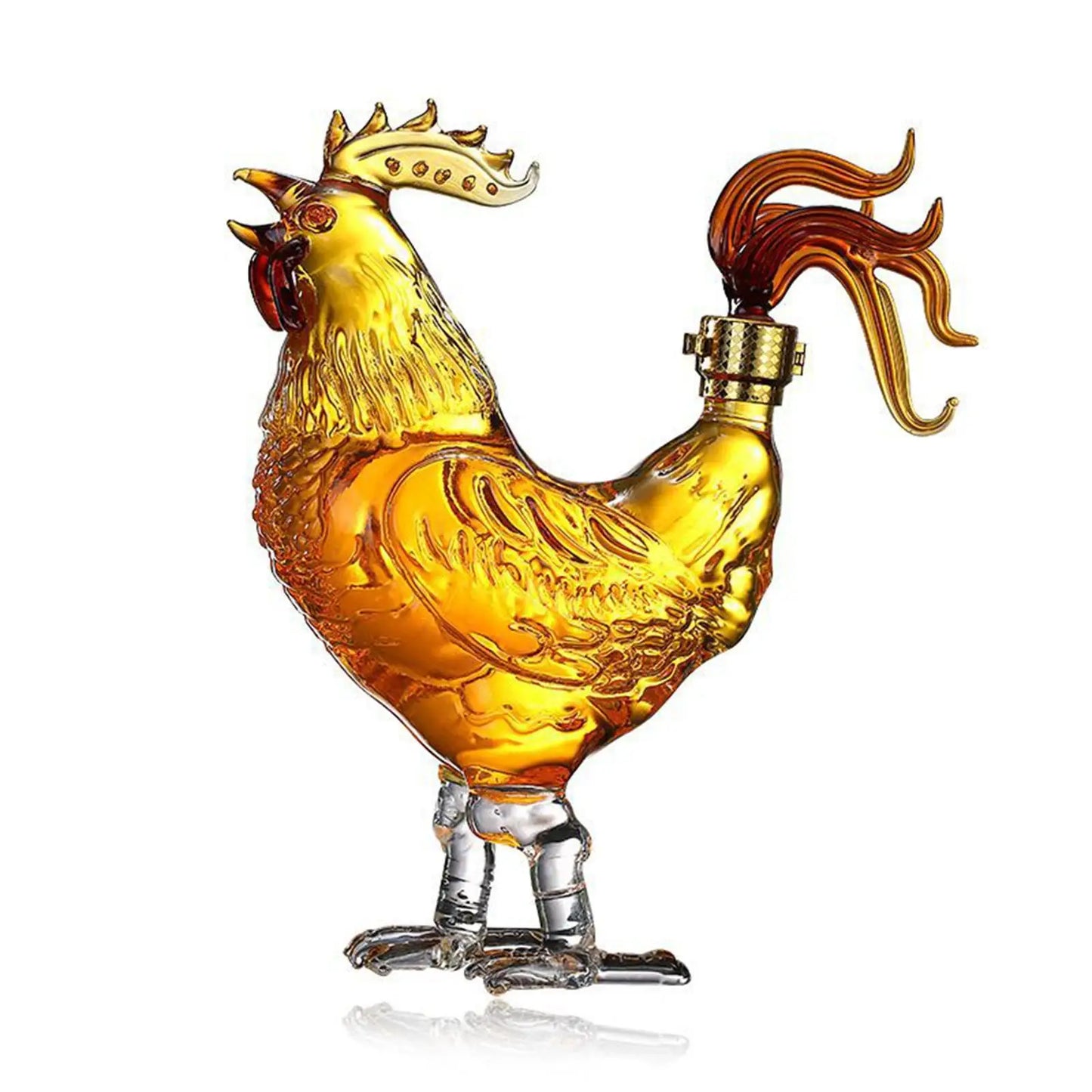 Liquor Decanters Transparent Glass Whisky Decanter for Home Holiday Gifts